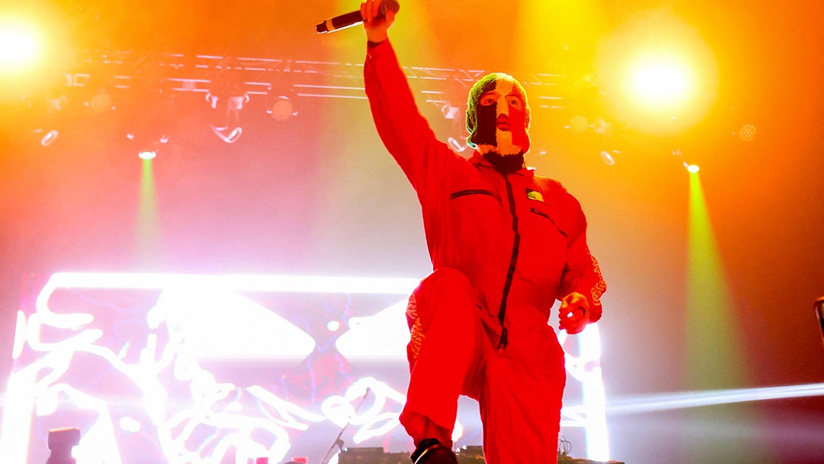Kneecap performing at Coachella