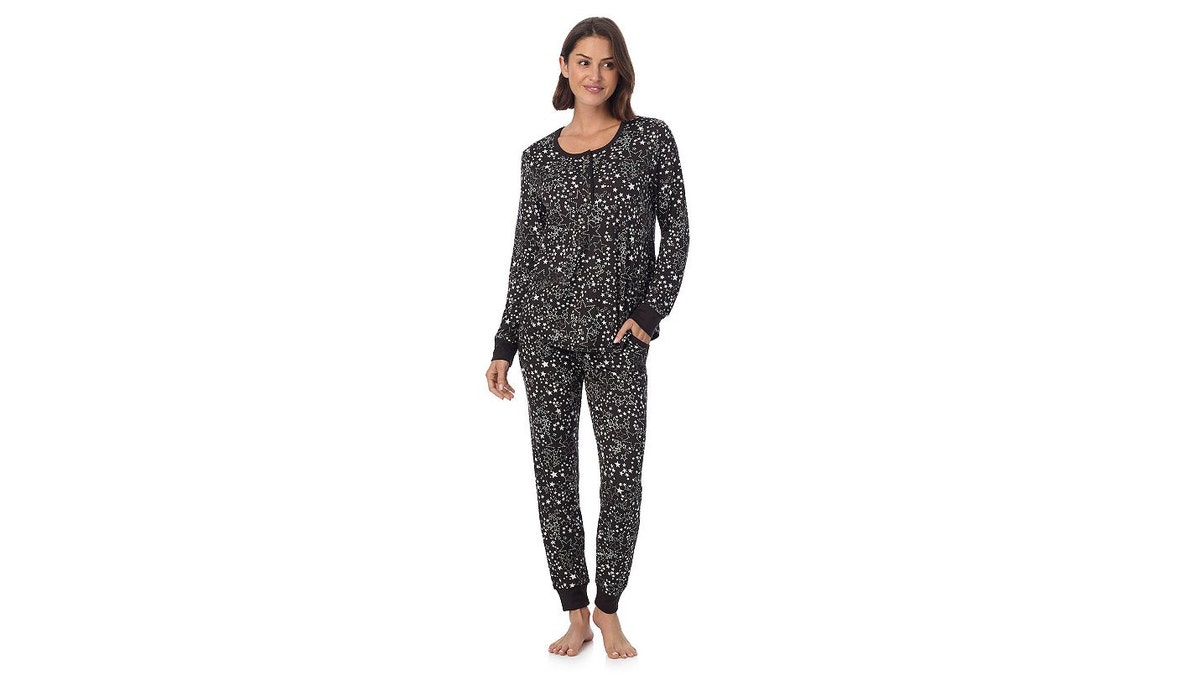 This soft and cozy PJ set is just what you need to make it through winter.