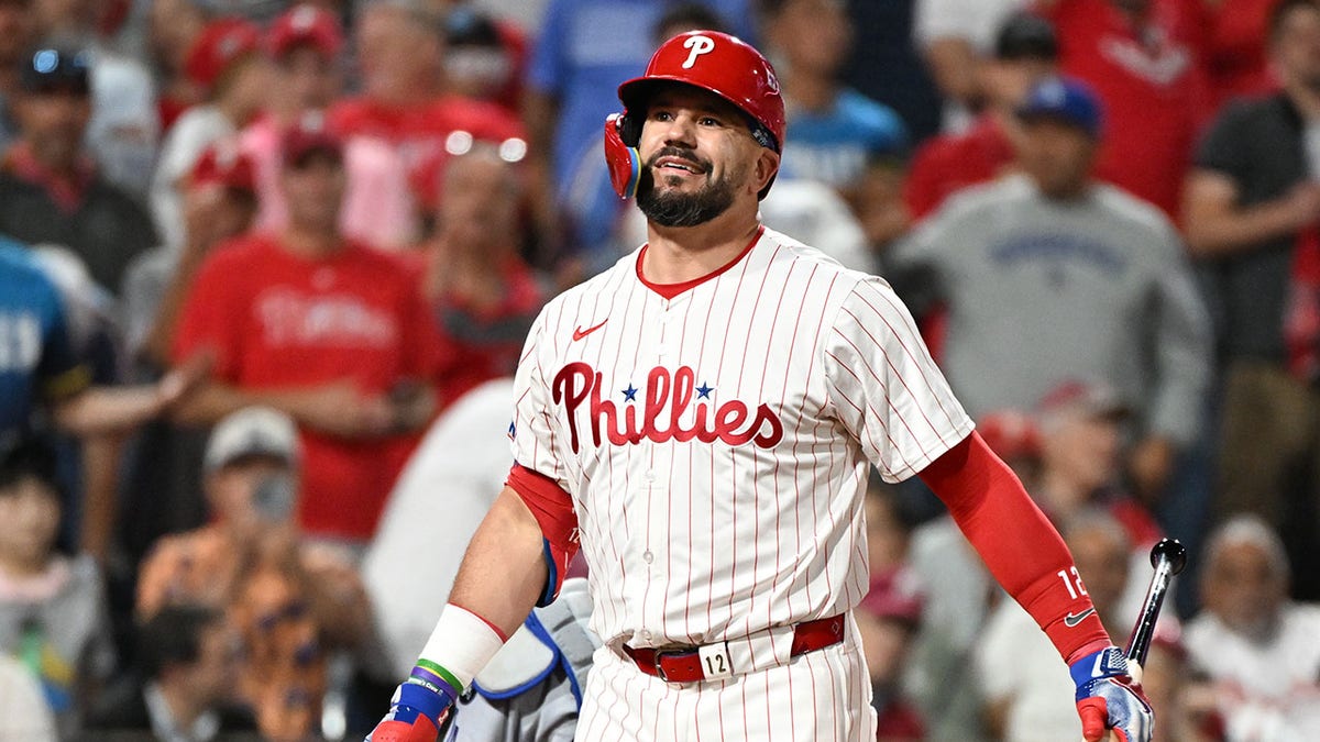 Kyle Schwarber after the strike