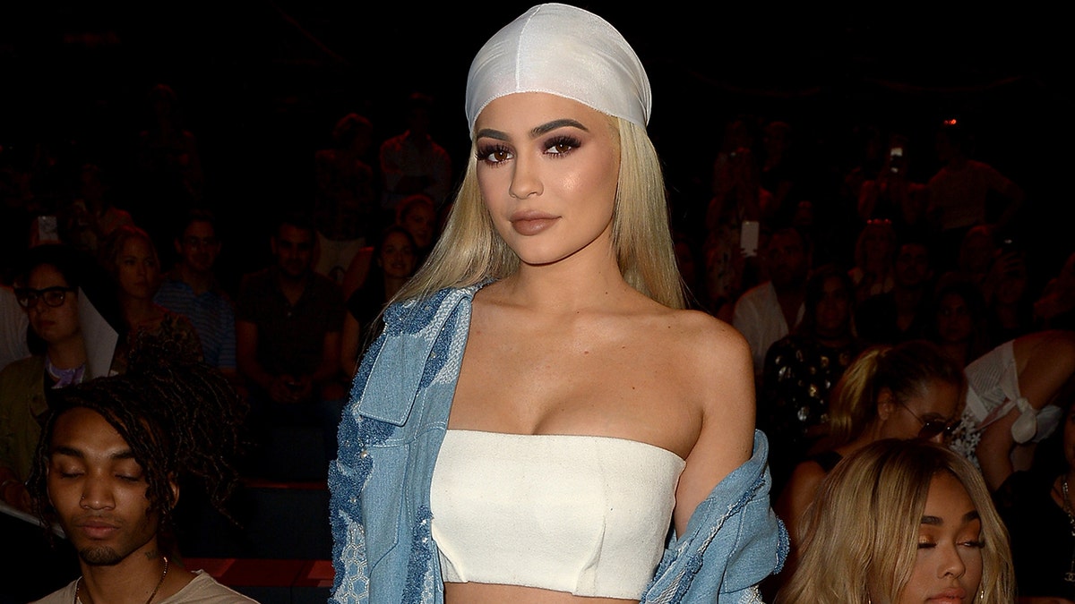 Kylie Jenner at the Jonathan Simkhai fashion show at New York Fashion Week in September 2016.