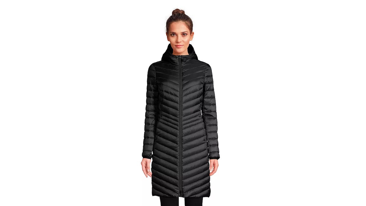 Keep this ultralight and warm down jacket packed in your bag to be winter-ready.