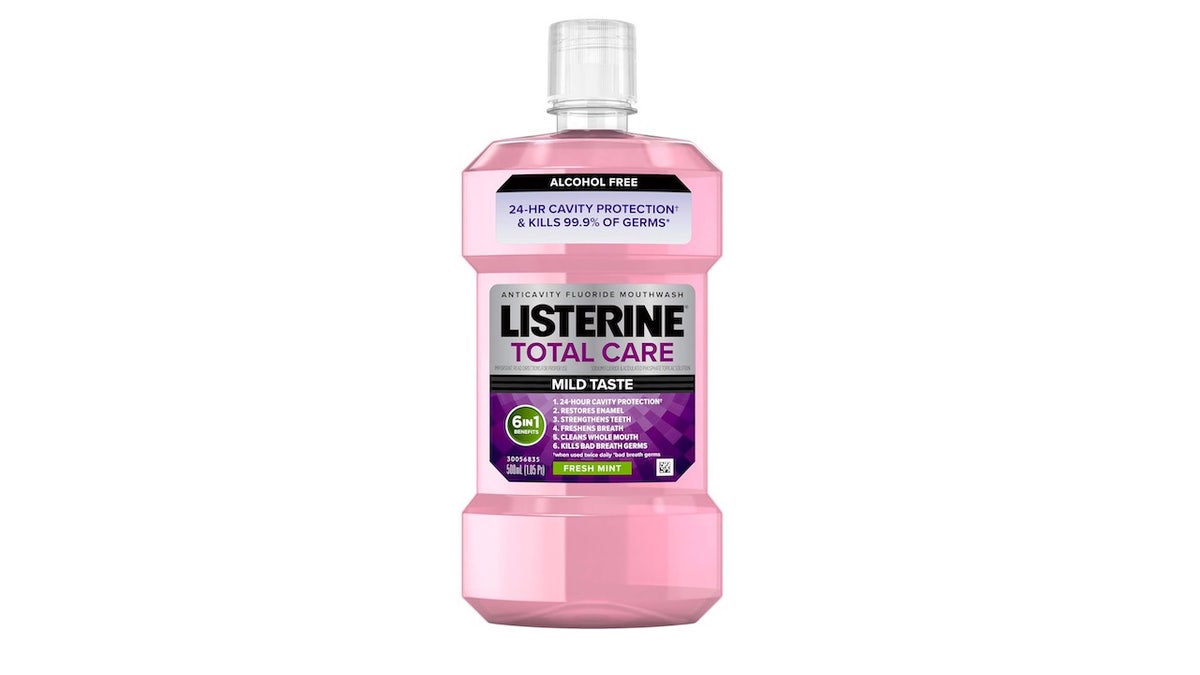 This mint-flavored mouthwash helps prevent cavities and strengthens the enamel. 
