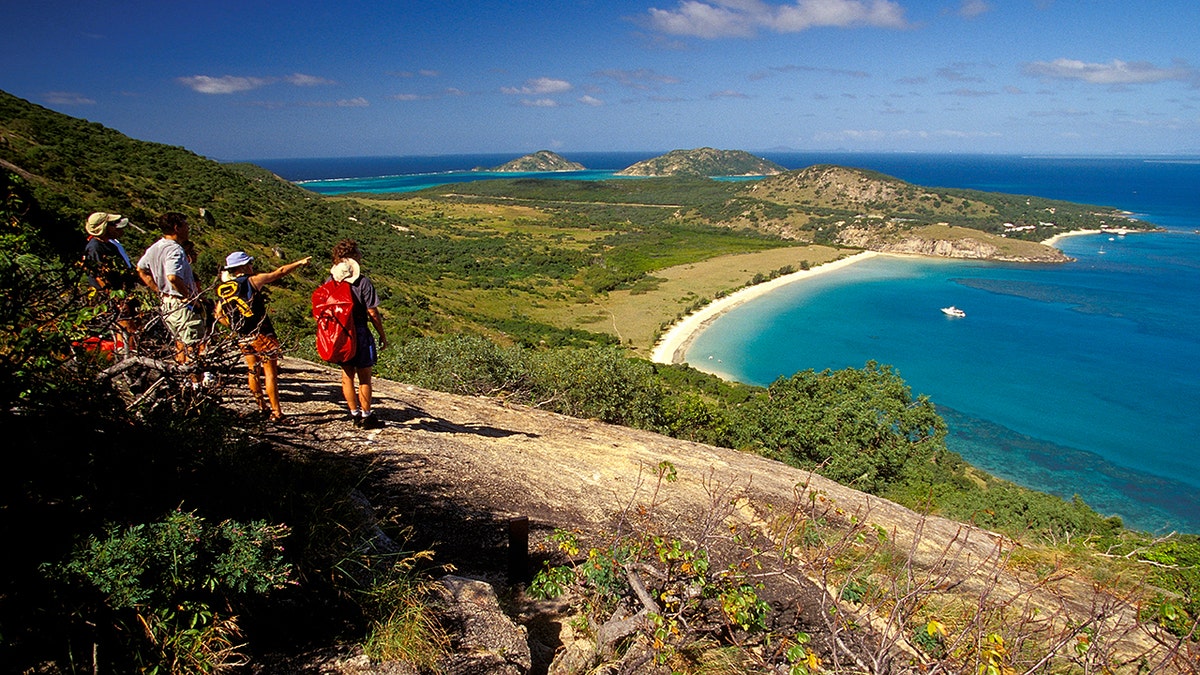 Wędrowcy na wyspie Lizard Island u wybrzeży Australii