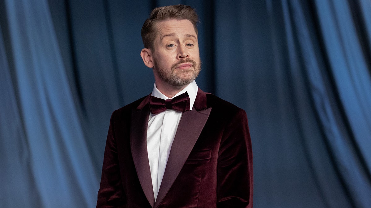 macaulay-culkin-red-suit Macaulay Culkin Says Dangerous 'My Girl' Filming Won't Take Place Today