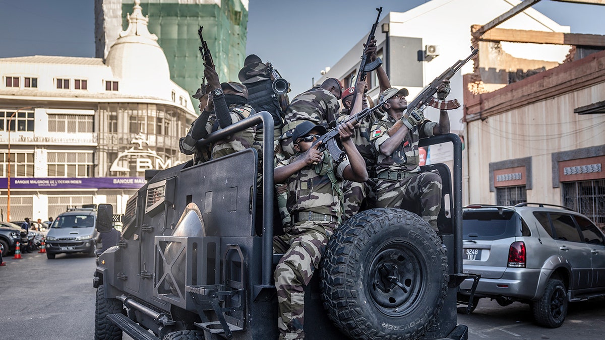 Members of the CAPSAT unit of the Madagascar Army