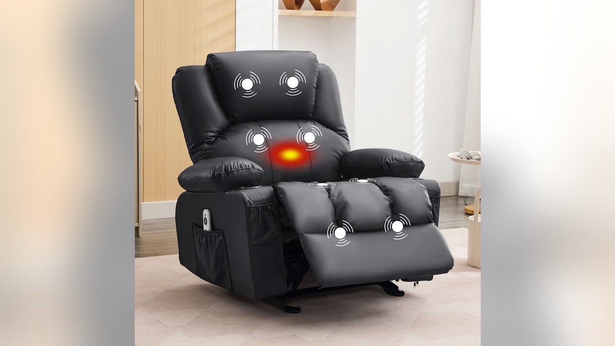 Recline, enjoy massages and use heat therapy to relax.