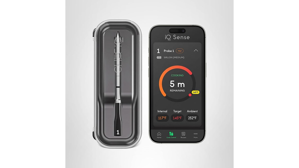 This smart cooking thermometer takes the guesswork out of mealtime.