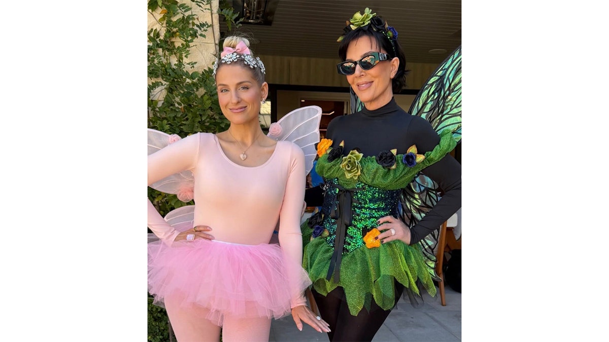 Meghan Trainor and Kris Jenner dressed as fairies for Halloween 2025
