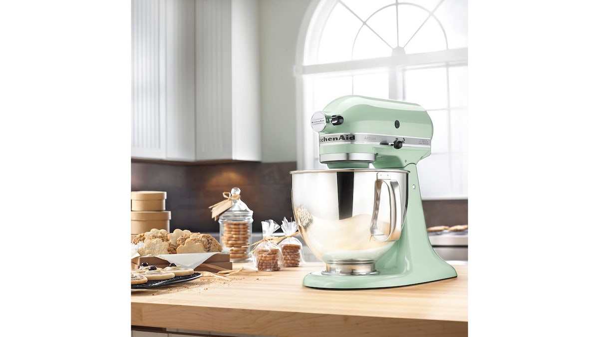 This stand mixer is an heirloom item that makes baking and cooking simpler. 