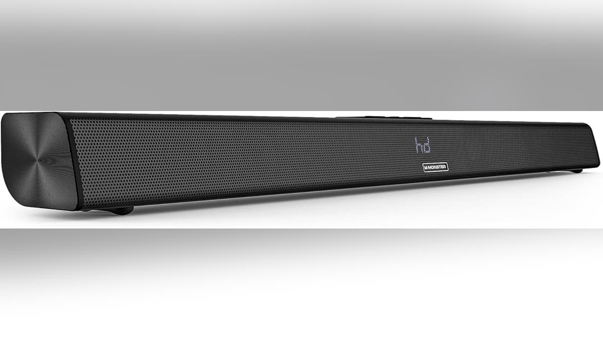 Get cinematic quality sound at home with this soundbar.