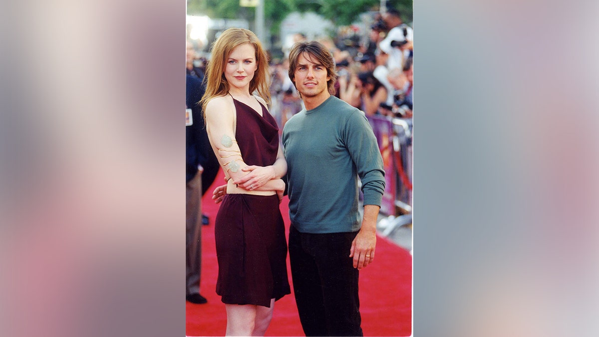 Nicole Kidman and Tom Cruise at the premiere of "Eyes Wide Shut" in 1999.