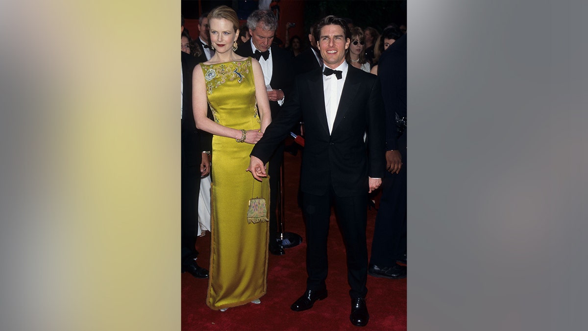 Nicole Kidman and Tom Cruise at the 1997 Academy Awards.