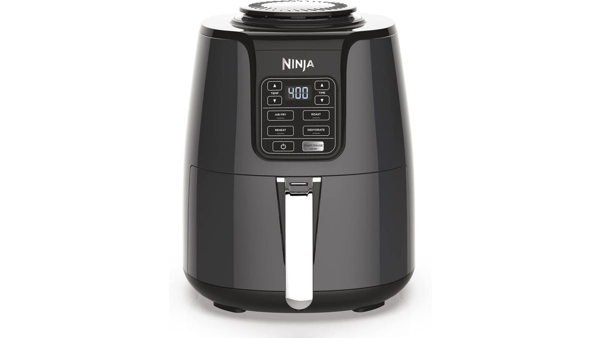 This compact Ninja air fryer is small on footprint but big on performance. 
