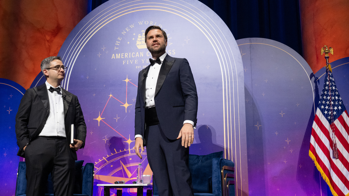 U.S. Vice President JD Vance and Oren Cass at the American Compass gala