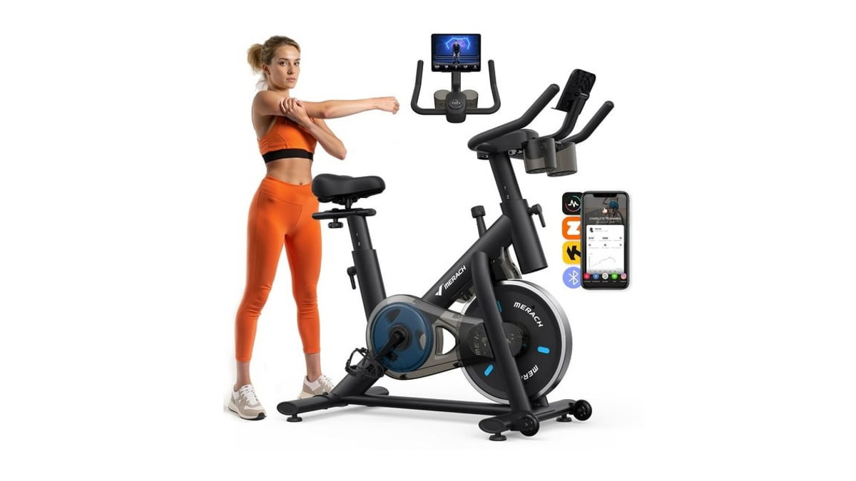 Exercising is easy with this bike.