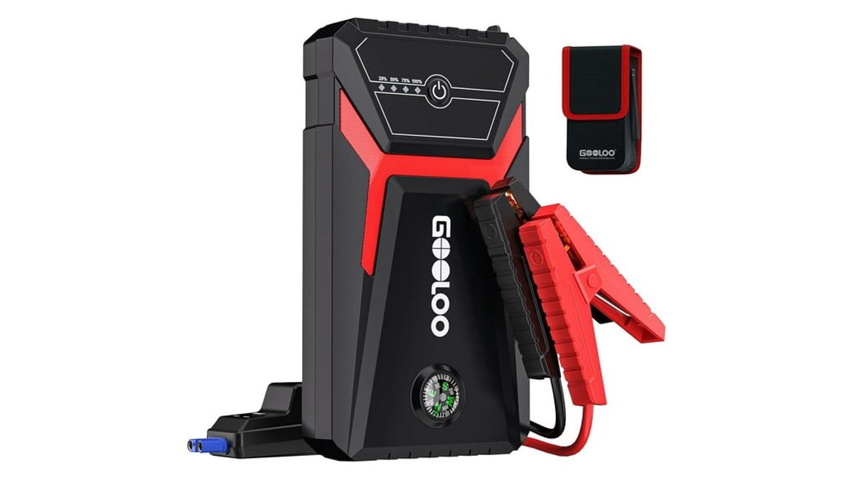 Jump-start your car with this lightweight, portable jumper.