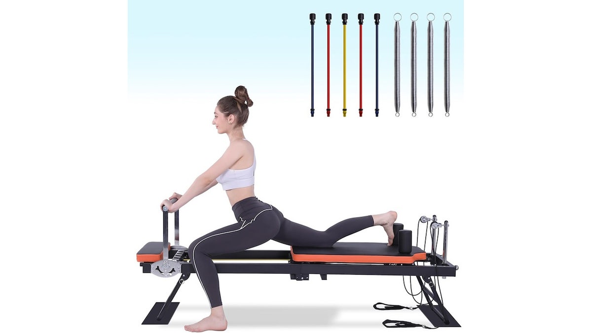 Say goodbye to expensive studio memberships with this home reformer.