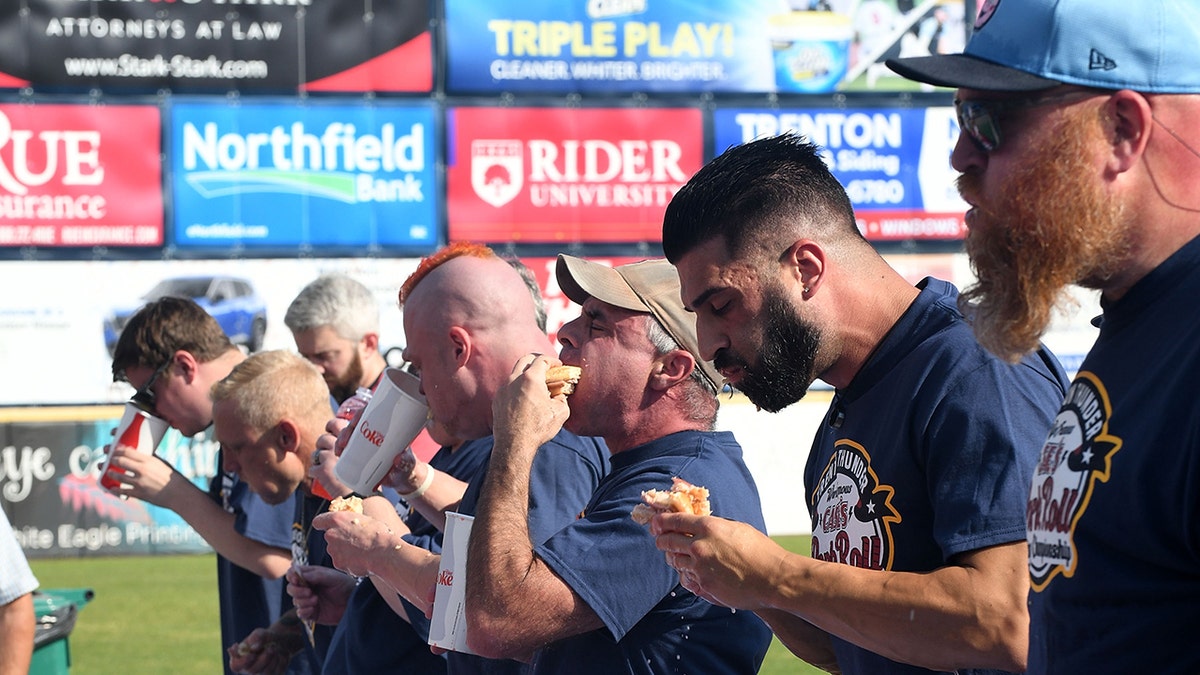 Contestants participate in the 2024 pork championship.