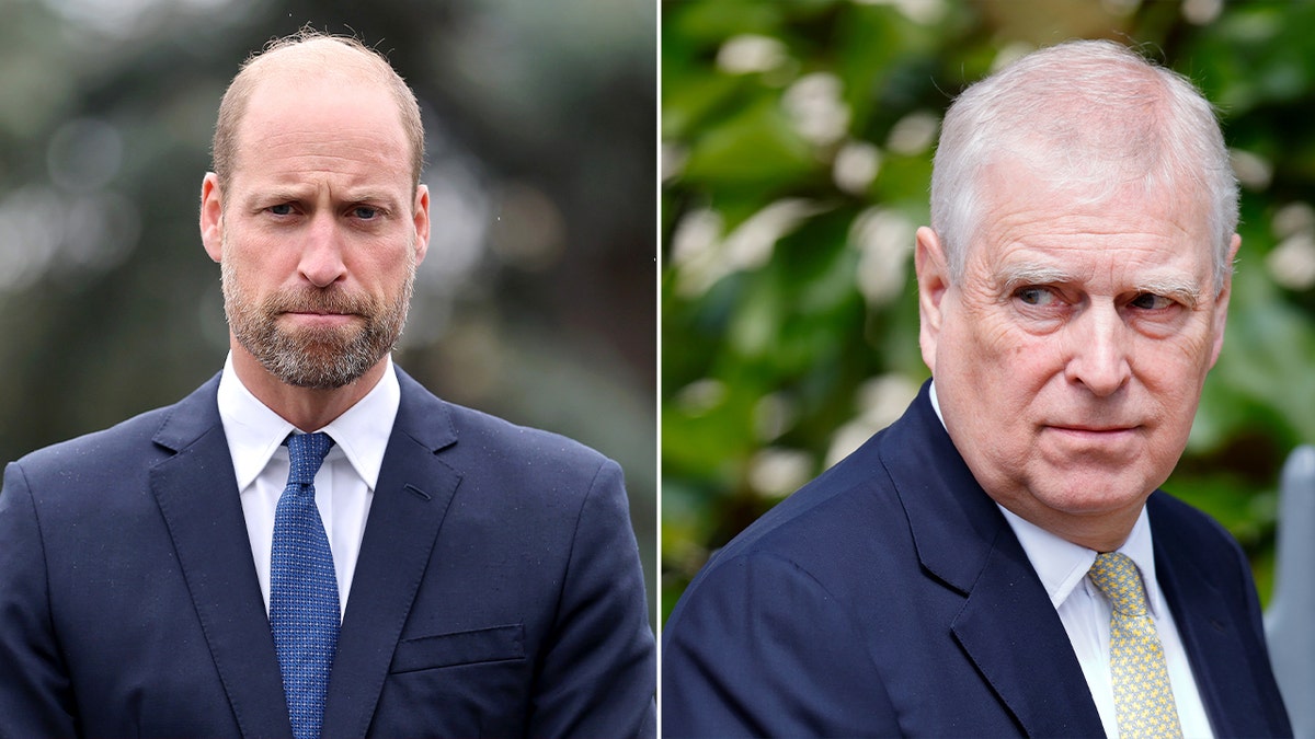 Prince William and Prince Andrew