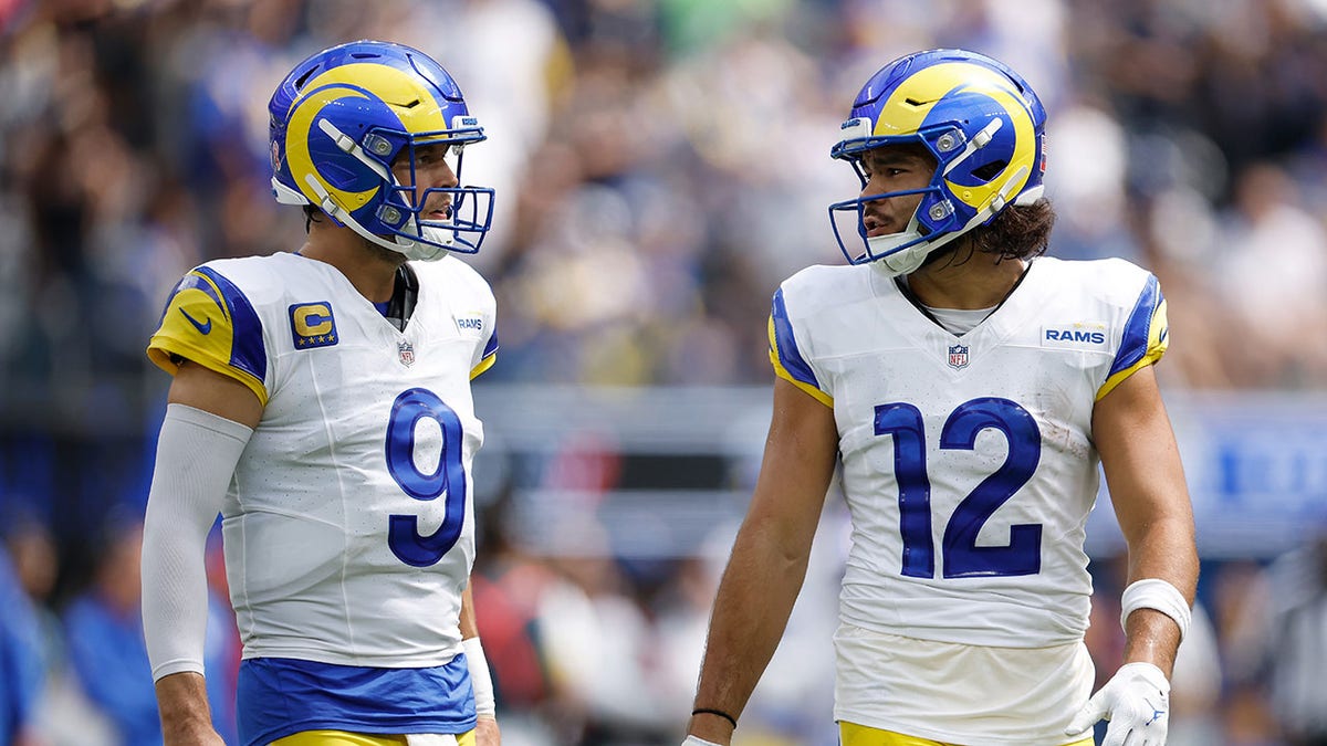Matthew Stafford and Puka Nacua talk