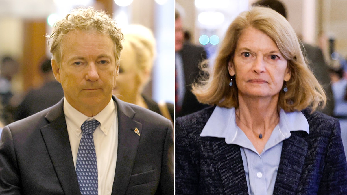Esquerda: Sen Rand Paul; À direita: Sen Lisa Morkovsky