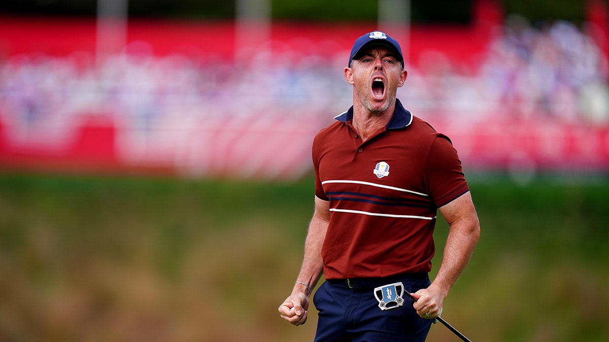 Rory McIlroy hyped up