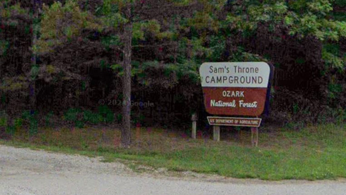 Entrance to Sam's Throne Campground