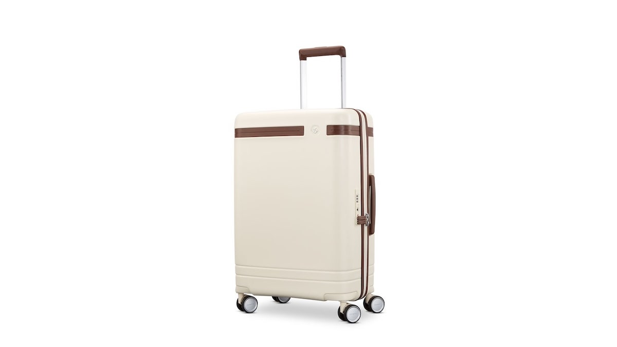 If you're tired of boring black luggage, this one’s a good pick.