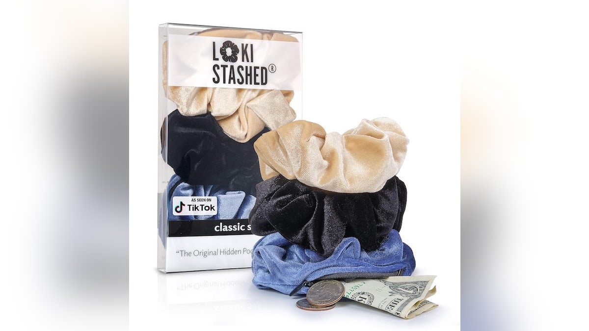 These scrunchies do more than hold your hair.