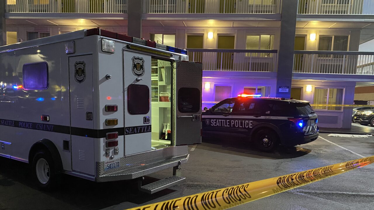 Miejsce zbrodni w Seattle, w którym doszło do śmiertelnej strzelaniny