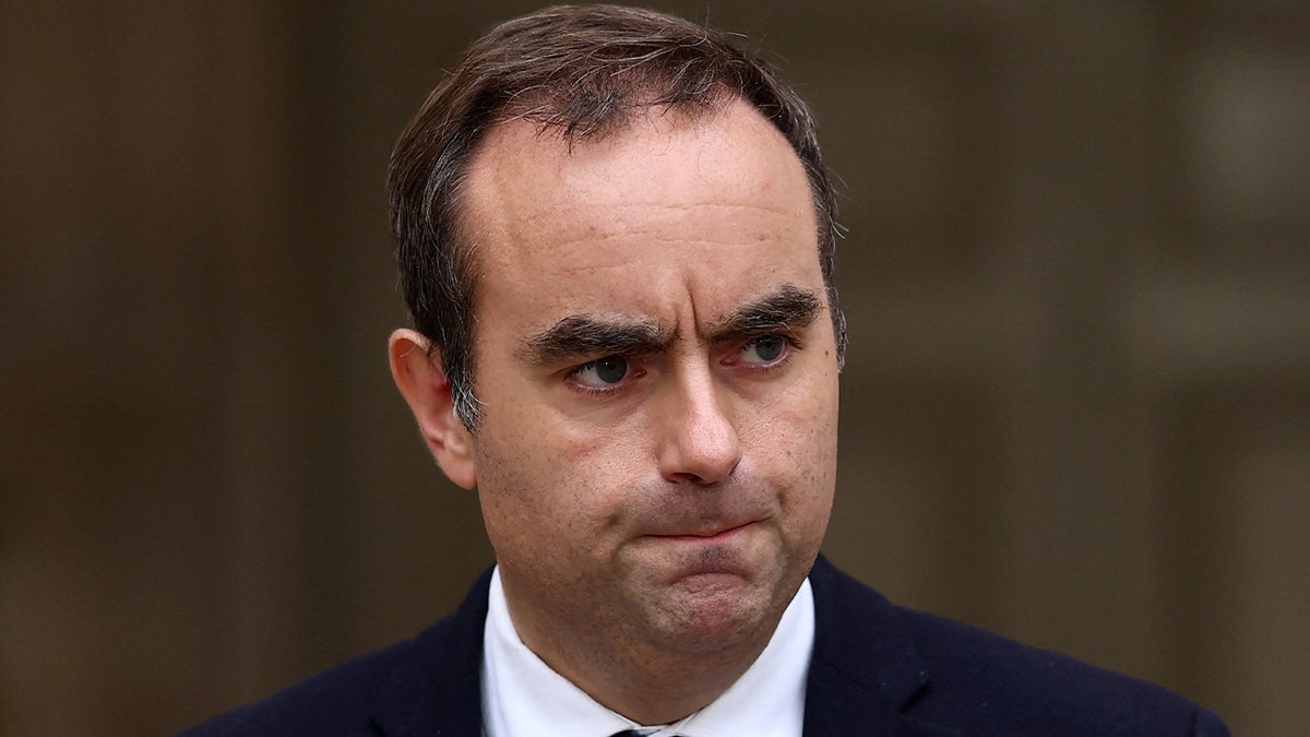 Sebastien Lecornu frowning
