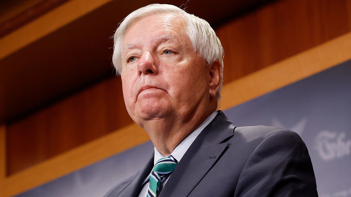 Senator Lindsey Graham during a press conference