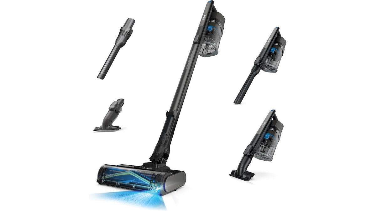 This powerful vacuum has a built-in light that reveals hidden dust and dirt so nothing gets left behind.