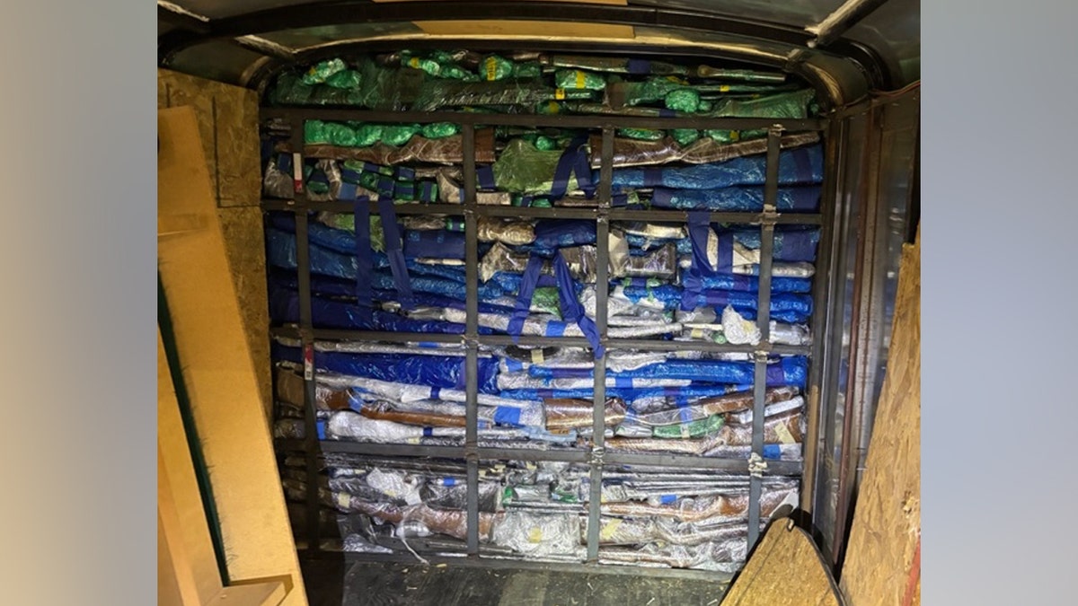 Smuggled firearms in truck