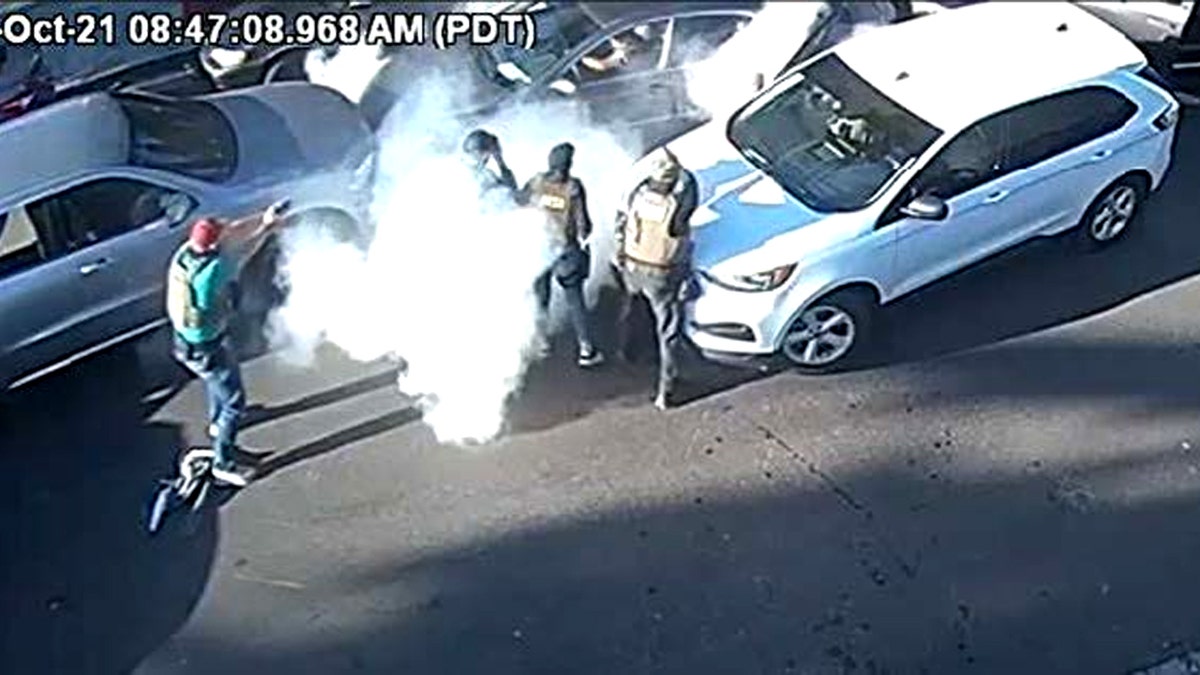 Security video of ICE incident