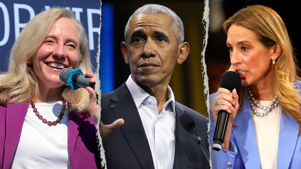 Abigail Spanberger, Barack Obama y Mikie Sherrill se separan