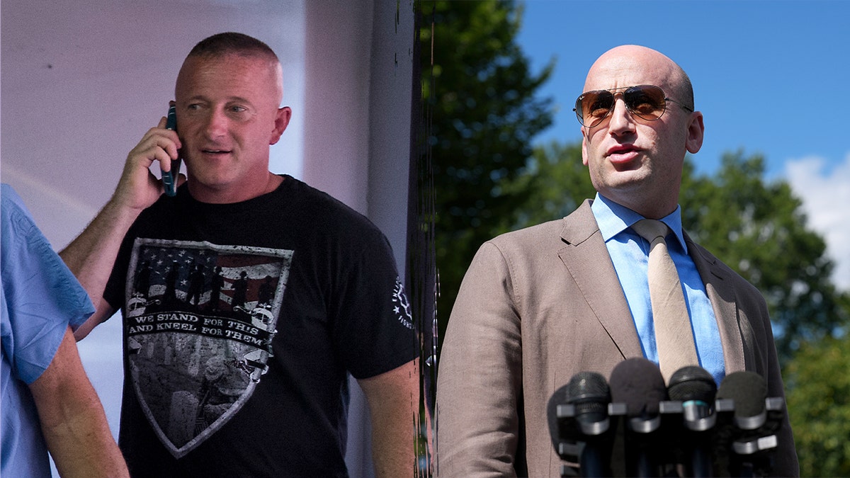 Trump adviser Stephen Miller and N.C. Congressional Candidate Richard Ojeda