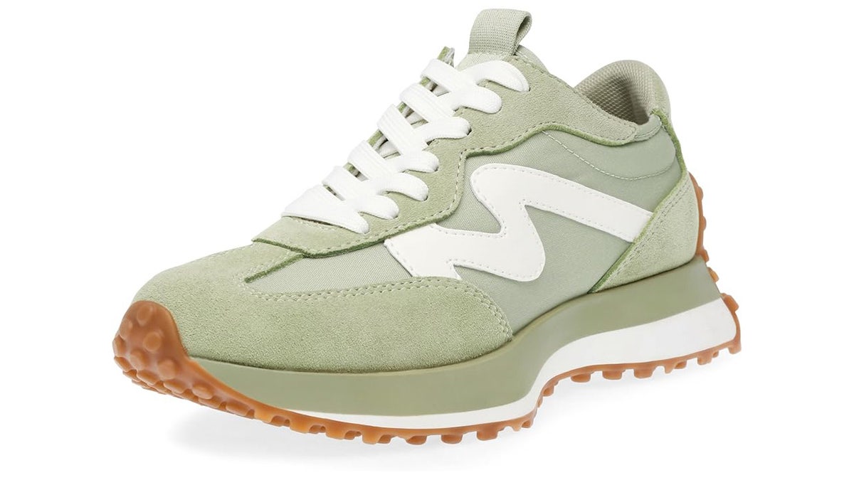 These platform sneakers give some elevation.
