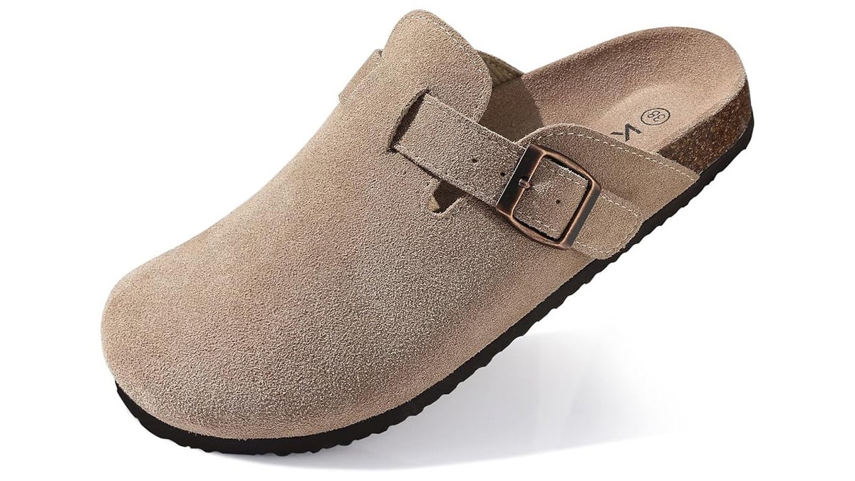 These lightweight clogs are for cozy fall days.