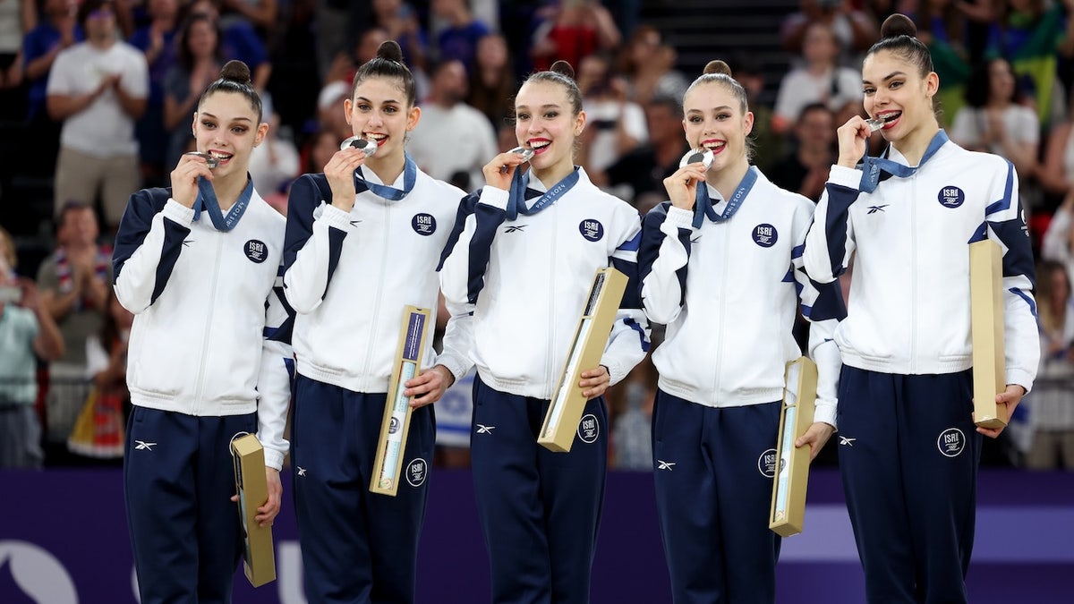 Silver medalists Team Israel
