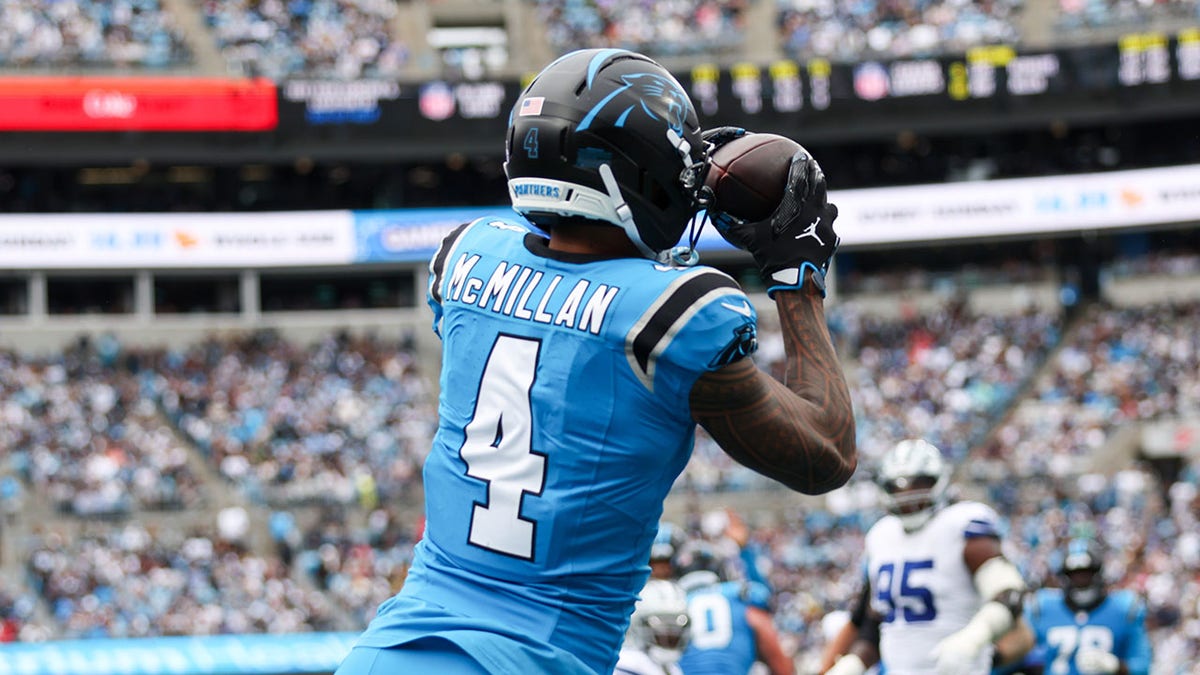 Panthers stun Cowboys as Tetairoa McMillan scores first career touchdowns in win