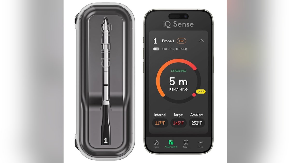 This smart cooking thermometer takes the guesswork out of mealtime.