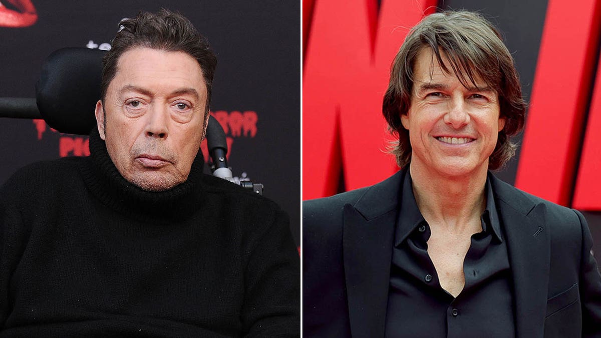 A split of Tim Curry and Tom Cruise.