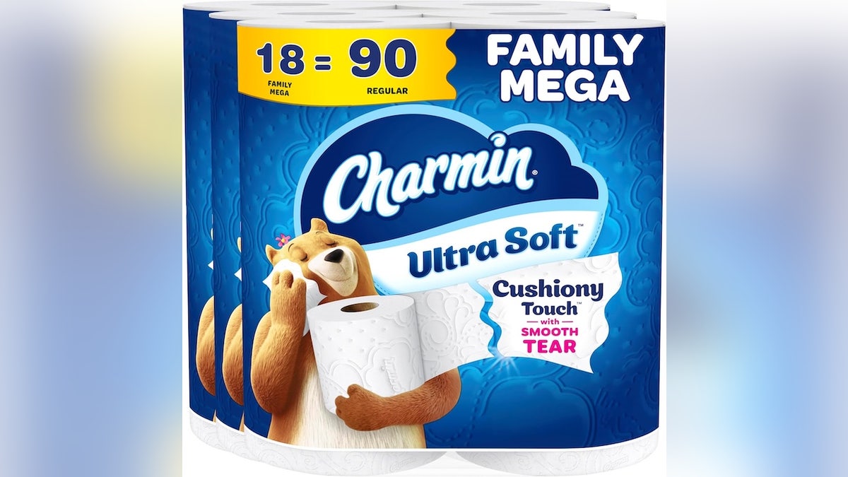 This pack of toilet paper is equivalent to 90 rolls.