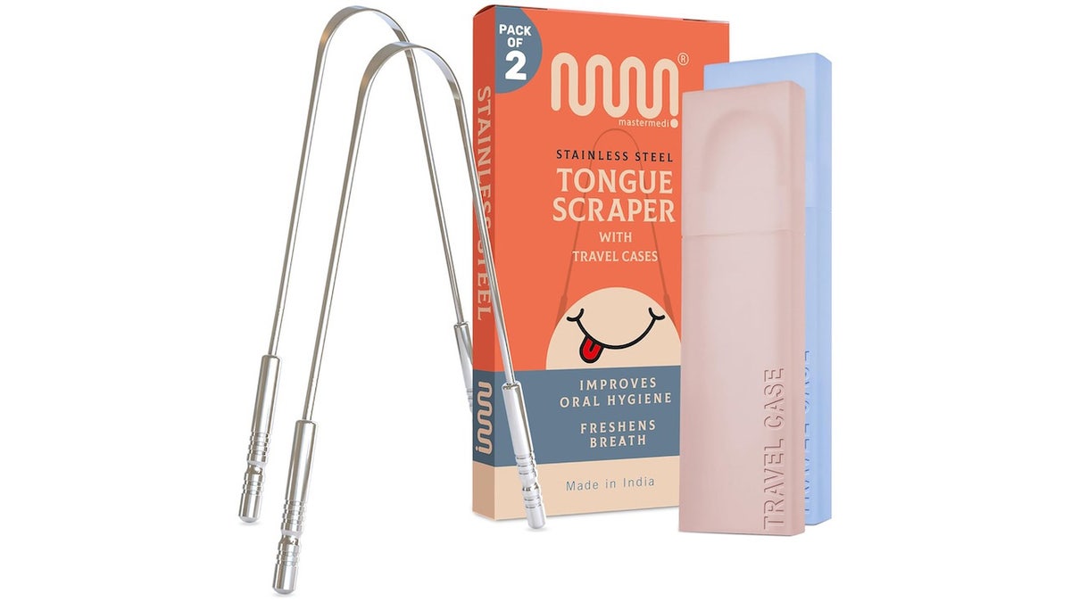 Use a tongue scraper for fresher breath.