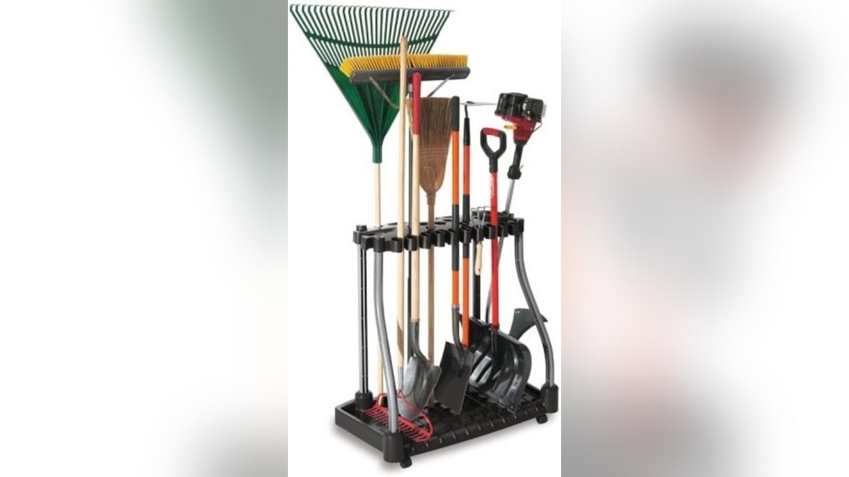 A tool organizer keeps everything dry and easy to grab.