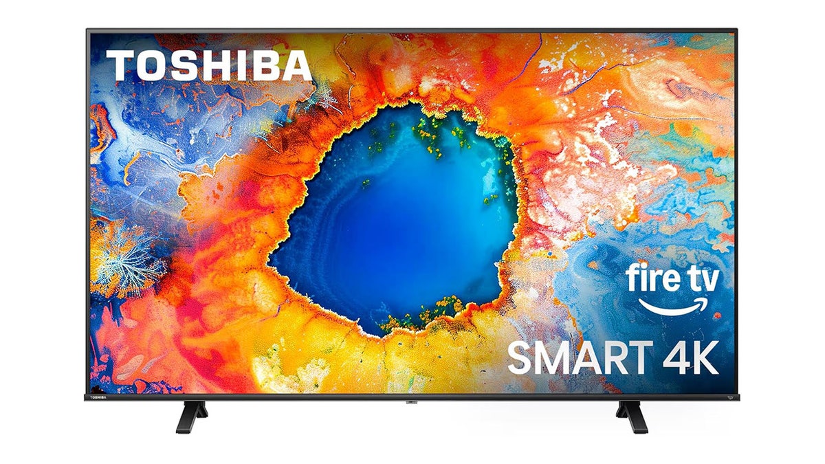 This big screen TV delivers a crisp image.