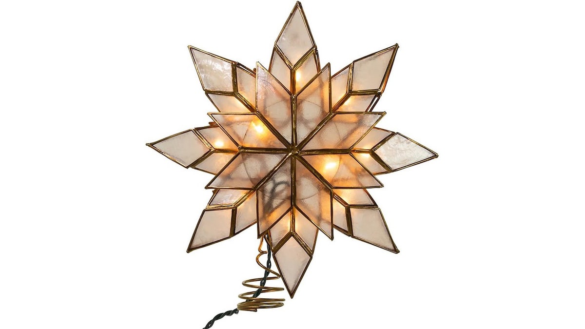 This glowing Kurt Adler star is the perfect tree topper.