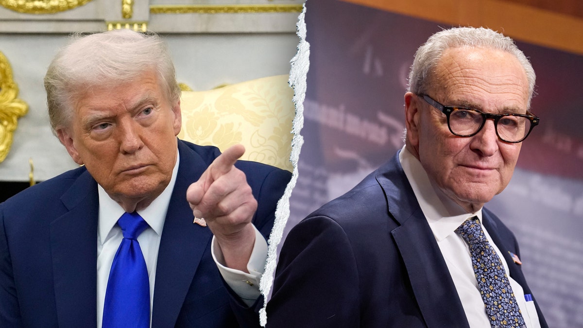 President Donald Trump and Sen. Chuck Schumer