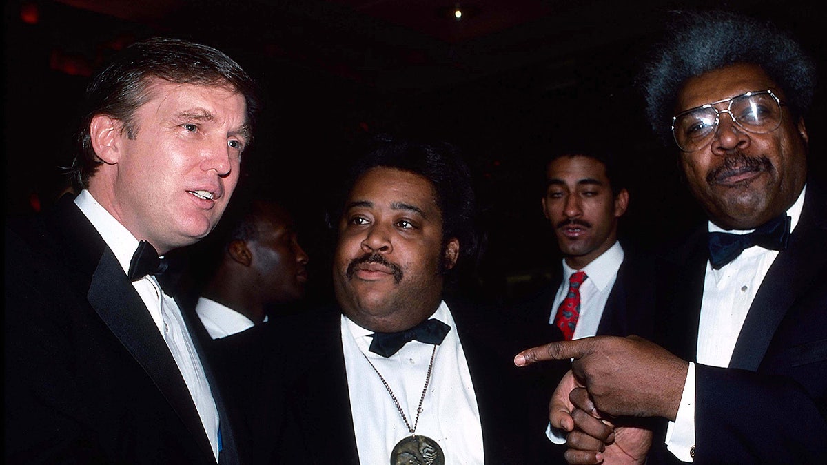 Trump and Sharpton in the 1980s